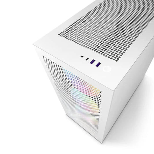 NZXT H7 Flow RGB (ATX) Mid Tower Cabinet (White)