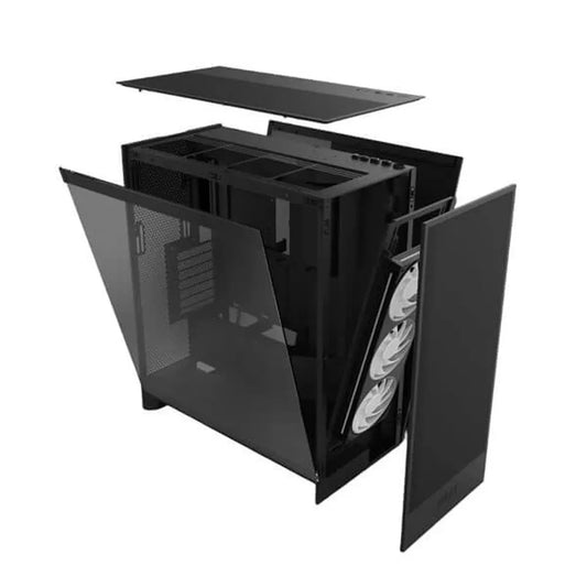 NZXT H7 Flow RGB ATX Mid Tower Cabinet 2024 Edition (Black)