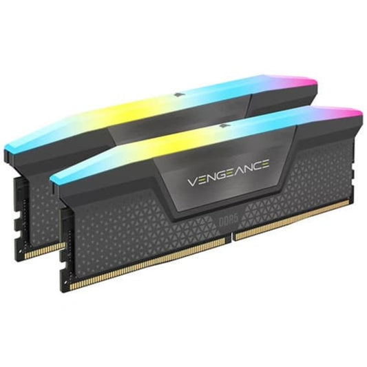 CORSAIR Vengeance RGB 32GB ( 16GB x 2 ) 6400MHz DDR5 RAM (Black) ( CL32 )