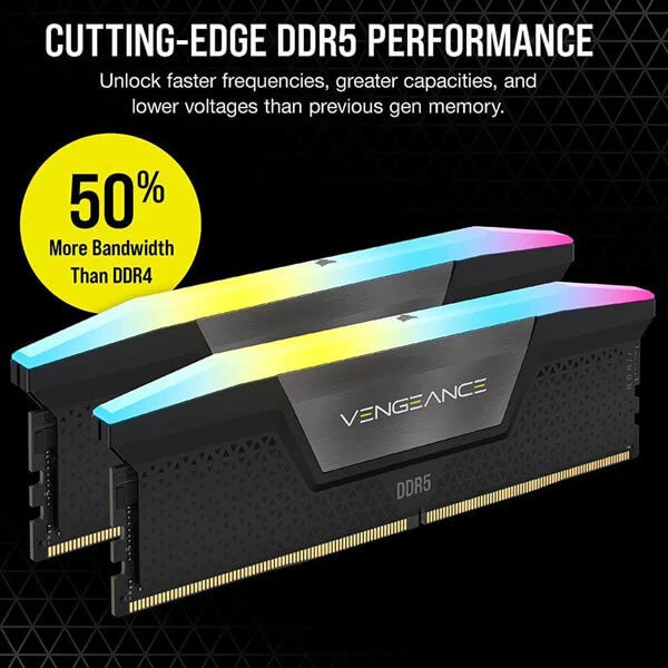 Corsair Vengeance RGB Series 32GB (16GBx2) DDR5 7000MHz Desktop
