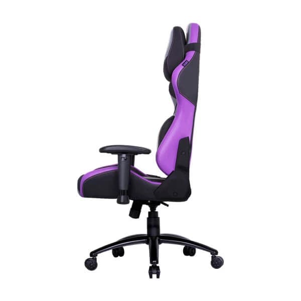 Black purple gaming discount chair