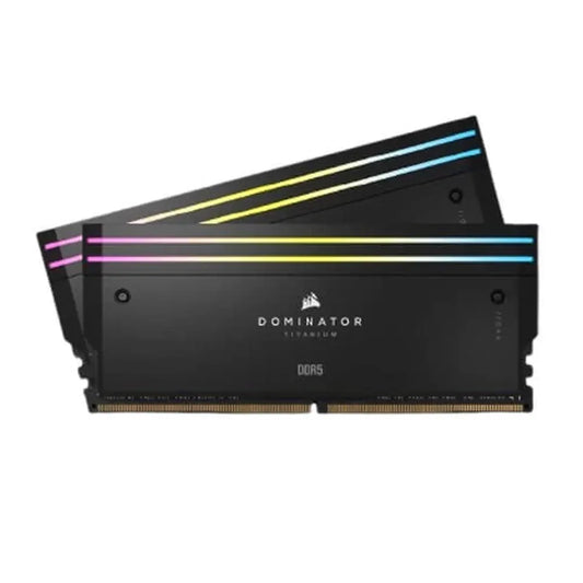 CORSAIR Dominator Titanium RGB 32GB ( 16GBx2 ) 6000MHz DDR5 RAM (Black)