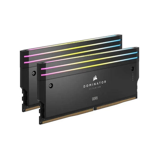 CORSAIR Dominator Titanium RGB 96GB ( 48GB x 2 ) 6600MHz DDR5 RAM (Black)