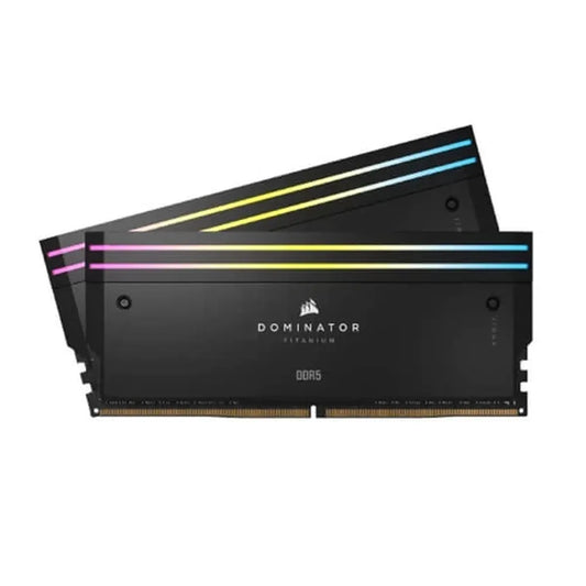 CORSAIR Dominator Titanium RGB 96GB ( 48GB x 2 ) 6600MHz DDR5 RAM (Black)