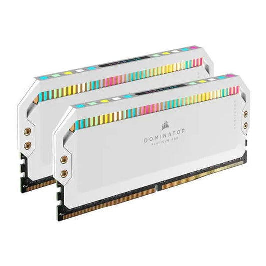 Corsair Dominator Platinum RGB 64GB (32GBx2) 5600MHz DDR5 RAM (White)