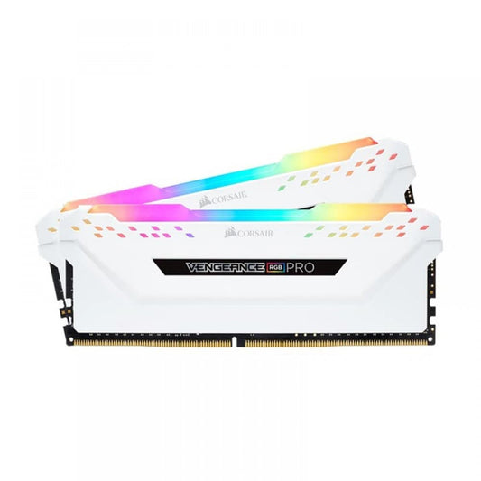 CORSAIR Vengeance RGB Pro 64GB ( 32GBx2 ) 3200MHz DDR4 RAM ( White )