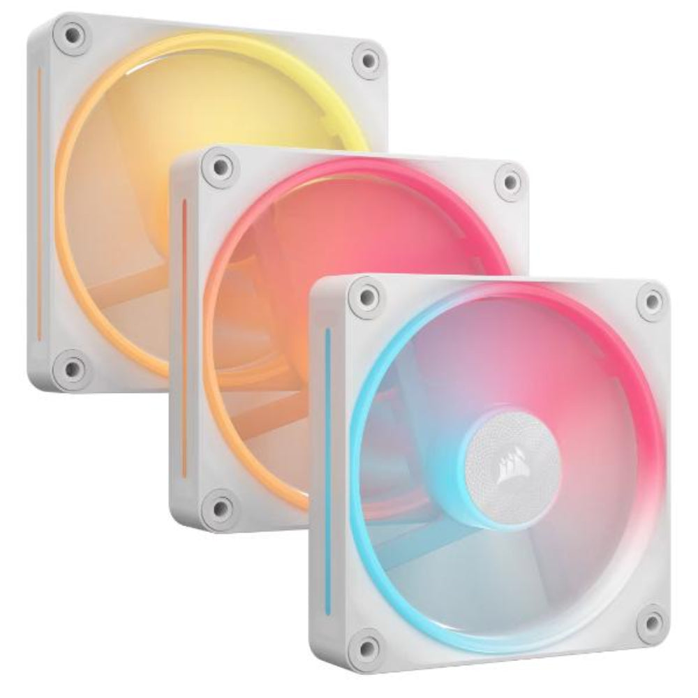 Buy CORSAIR ICUE Link LX120-R 120mm RGB Reverse Cabinet Fans ( White ...