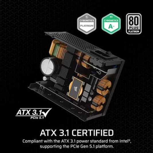 CORSAIR SF850 850W 80+ Platinum Fully Modular ATX 3.1 SFX Power Supply