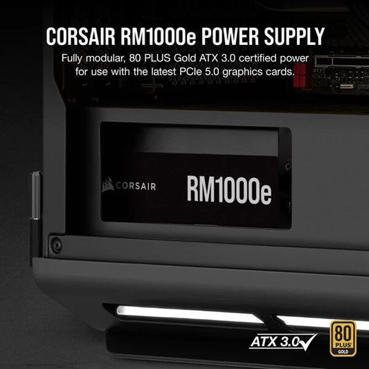 Corsair RM1000e 80+ Gold ATX 3.0 Fully Modular Power Supply (1000W)
