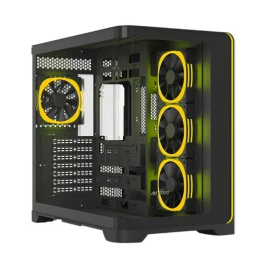Ant Esports Crystal ARC ARGB ATX Mid Tower Cabinet ( Black )