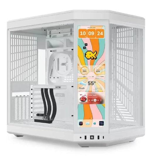 HYTE Y70 Touch Infinite E-ATX Mid Tower Cabinet (White)