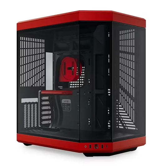 HYTE Y70 E-ATX Mid Tower Cabinet (Black / Red )