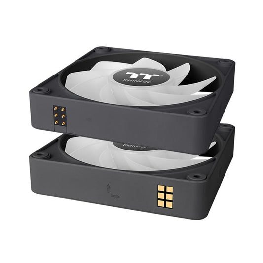 THERMALTAKE CT120 EX 120mm Reverse Blade ARGB Sync Cabinet Fan ( Black ) ( Triple Pack )