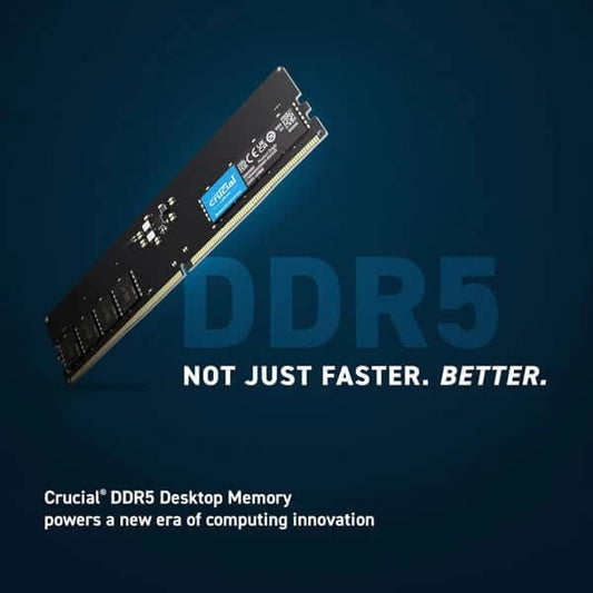 Crucial 16GB (16GBx1) DDR5 4800MHz Desktop RAM