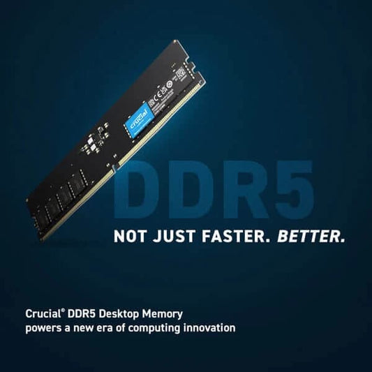 Crucial 16GB (16GBx1) DDR5 5200MHz Desktop RAM