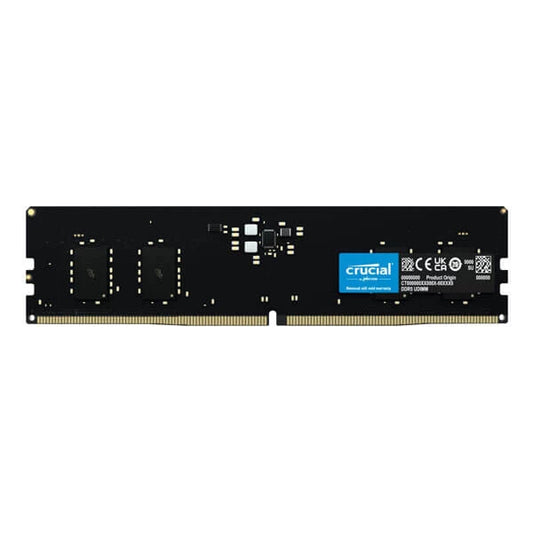 Crucial 32GB ( 32GBx1 ) 4800MHz DDR5 Ram ( Black )