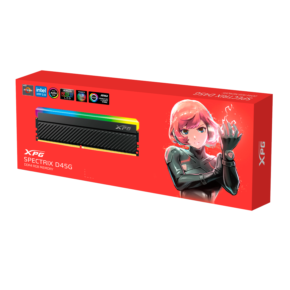 Buy ADATA XPG Spectrix D45G RGB 8GB ( 8GB x 1 ) 3200MHz DDR4 RAM ...