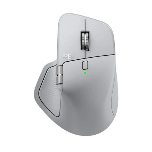 LOGITECH MX Master 4 For Mac Wireless Ergonomic Gaming Mouse ( 910-007578 ) ( 8000DPI / 8 Macro Button ) ( White/Silver )