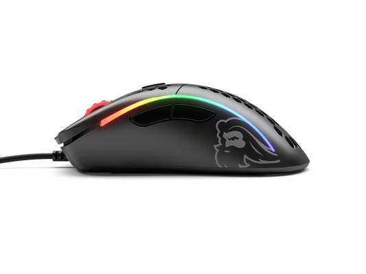 GLORIOUS Model D Minus Wired Ergonomic Gaming Mouse ( 12000DPI / 6 Macro Buttons ) ( Matte Black )