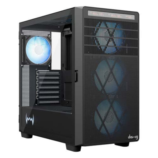 DAWG Y 804 ARGB ATX Mid Tower Cabinet ( Black )