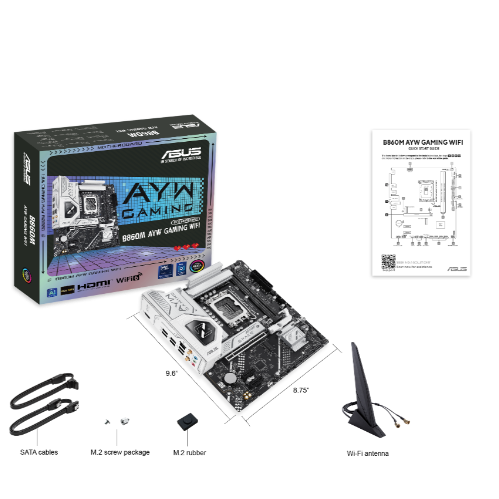Buy ASUS B860M AYW Gaming Wifi DDR5 Intel Motherboard