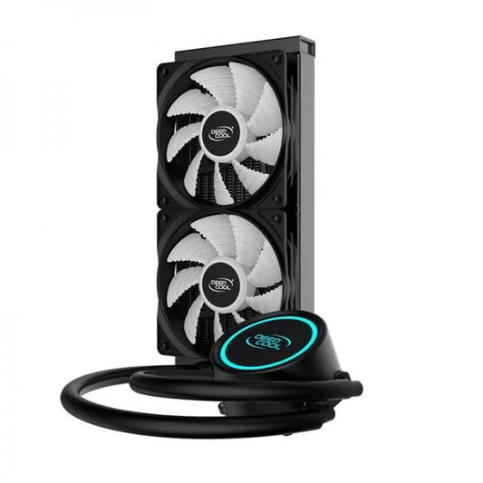 DEEPCOOL Gammaxx L240T Blue CPU 240mm Liquid Cooler (Black)