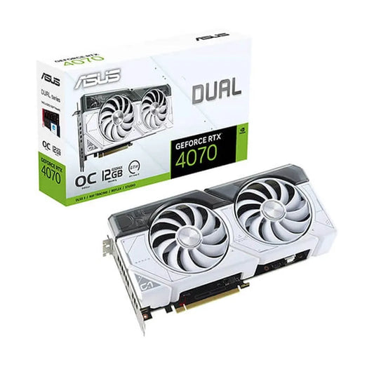 Asus Dual RTX 4070 White OC Edition 12GB Graphics Card