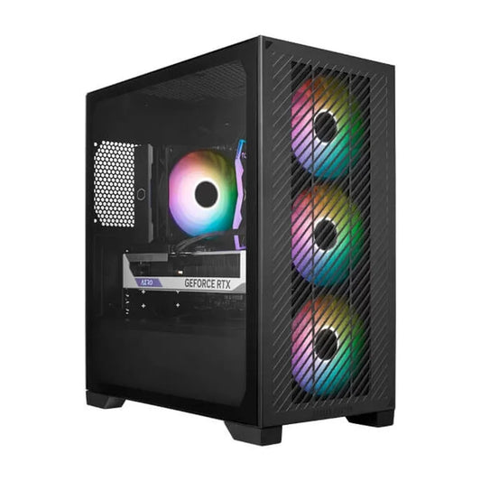 COOLER MASTER Elite 301 ARGB M-ATX Mini Tower Cabinet (Black)