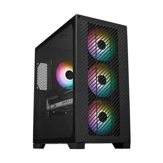 COOLER MASTER Elite 301 ARGB M-ATX Mini Tower Cabinet (Black)