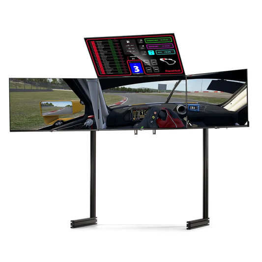 NEXT LEVEL RACING Elite Quad Monitor Stand Black Edition NLR-E037