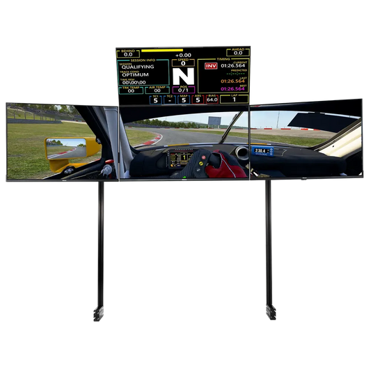 NEXT LEVEL RACING Elite Quad Monitor Stand Black Edition NLR-E037