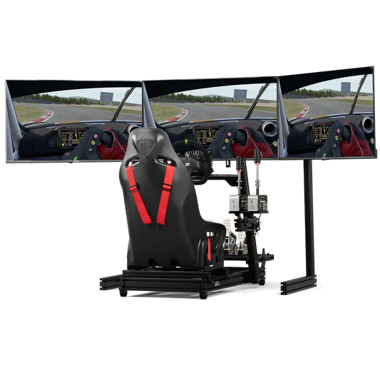 NEXT LEVEL RACING Elite Free standing Triple Monitor Stand Add On Black Edition NLR-E039