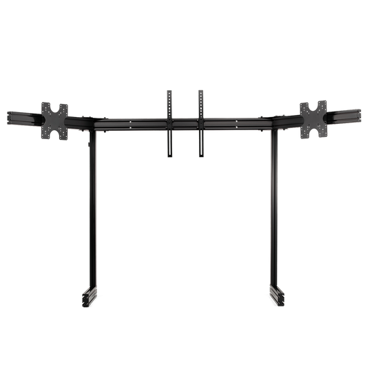 NEXT LEVEL RACING Elite Free Standing Triple Monitor Stand Black Edition NLR-E036