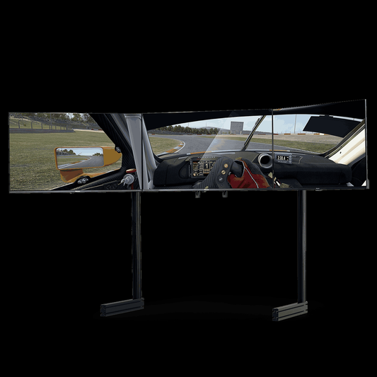 NEXT LEVEL RACING Elite Free Standing Triple Monitor Stand Black Edition NLR-E036