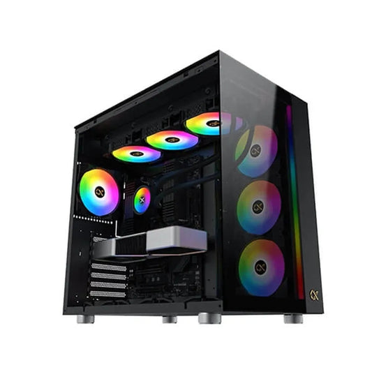 XIGMATEK Aqua Ultra ARGB E-ATX Mid Tower Cabinet (Black)