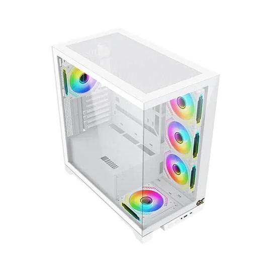 XIGMATEK Endorphin Ultra Arctic ARGB EATX Mid Tower Cabinet ( White )