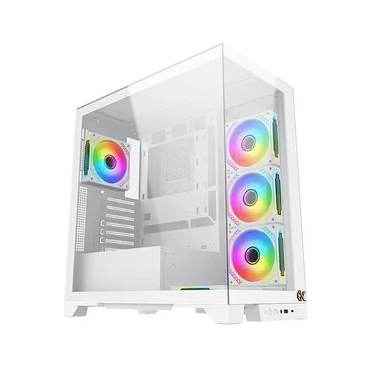 XIGMATEK Endorphin Ultra Arctic ARGB EATX Mid Tower Cabinet ( White )