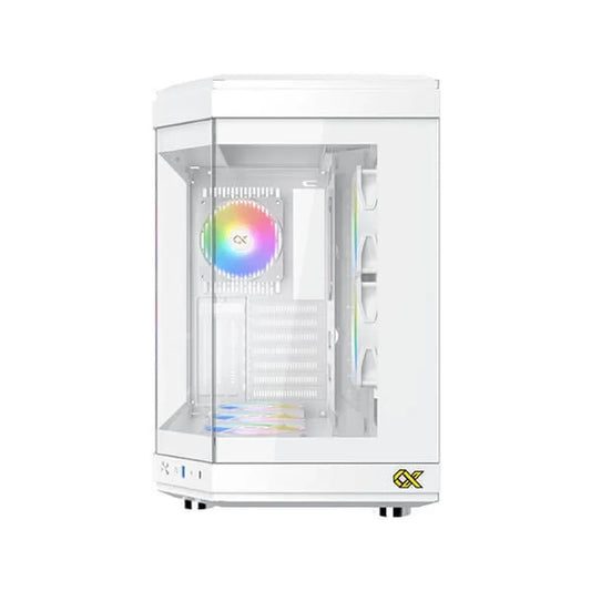 XIGMATEK Cubi Arctic EATX Mid Tower Cabinet (White)