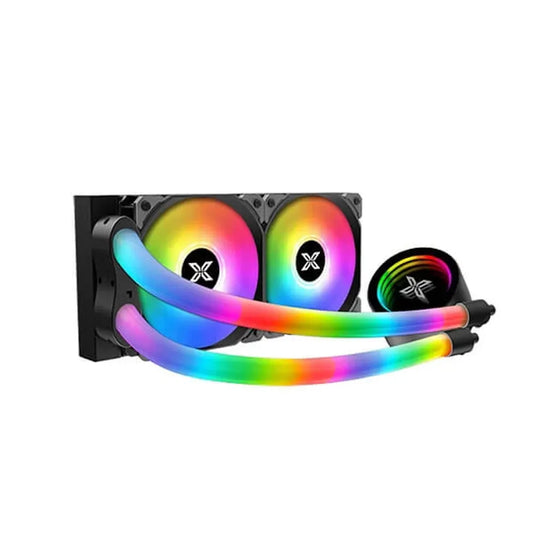 XIGMATEK Neon Aqua 240 ARGB 240mm CPU Liquid Cooler ( Black )