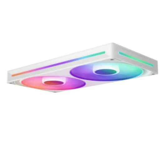 NZXT F280 Core RGB Cabinet Fan (White) (Dual Pack)