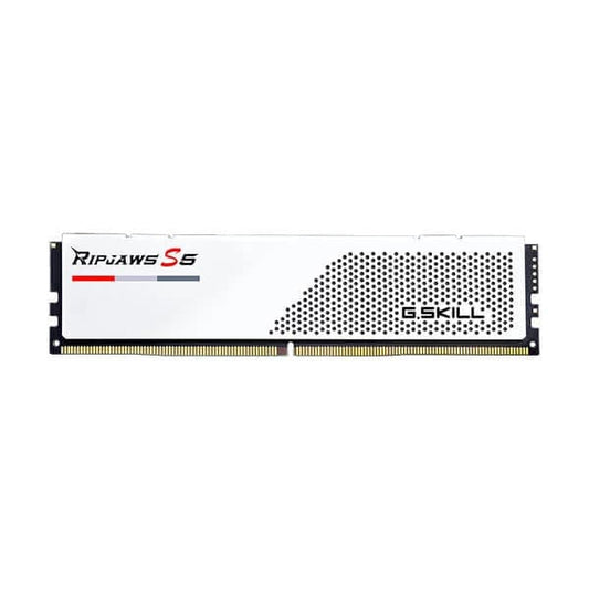 G.Skill Ripjaws S5 32GB (16GBx2) 6000MHz DDR5 RAM (White)
