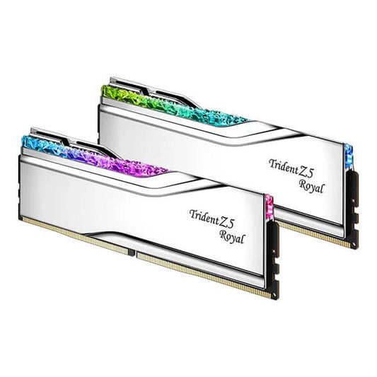 G.Skill Trident Z5 Royal RGB 32GB ( 16GB x 2 ) DDR5 7200MHz Desktop RAM ( White )