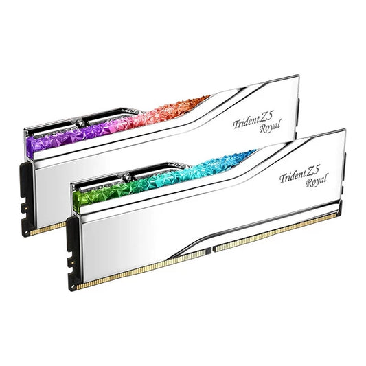 G.Skill Trident Z5 Royal RGB 32GB ( 16GB x 2 ) DDR5 7200MHz Desktop RAM ( White )