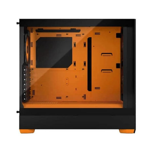 FRACTAL DESIGN Pop Air RGB Orange Core Clear Tinit ATX Mid Tower Cabinet