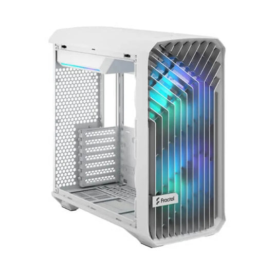 Fractal Design Torrent Compact RGB TG Clear Tint (E-ATX) Mid Tower Cabinet (White)