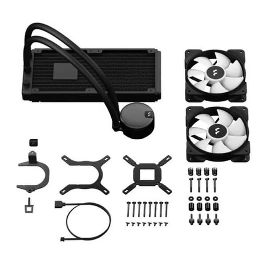 FRACTAL DESIGN Lumen S24 RGB V2 240mm Liquid Cooler (Black)