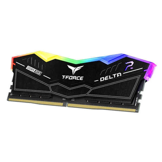 TEAMGROUP T-Force Delta RGB 16GB (16GBx1) DDR5 5200MHz Desktop RAM (Black)