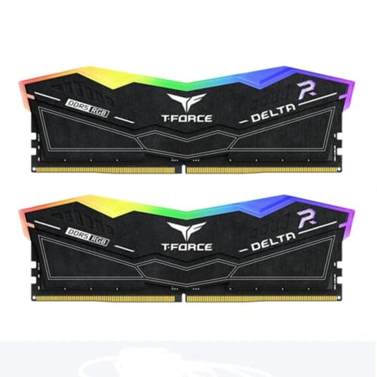 TEAMGROUP Delta RGB 32GB ( 16GB x 2 ) 6000MHz DDR5 RAM ( Black )