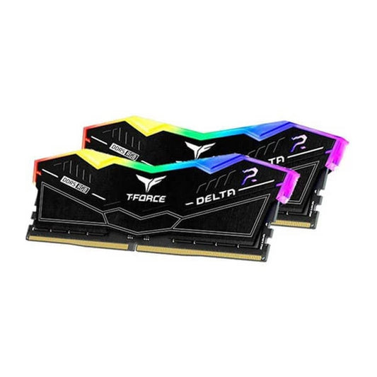 TEAMGROUP T-Force Delta RGB 32GB ( 16GB x 2 ) 7200MHz DDR5 RAM (Black)