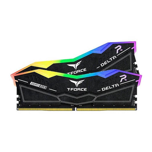 TEAMGROUP T-Force Delta RGB 32GB ( 16GB x 2 ) 7200MHz DDR5 RAM (Black)